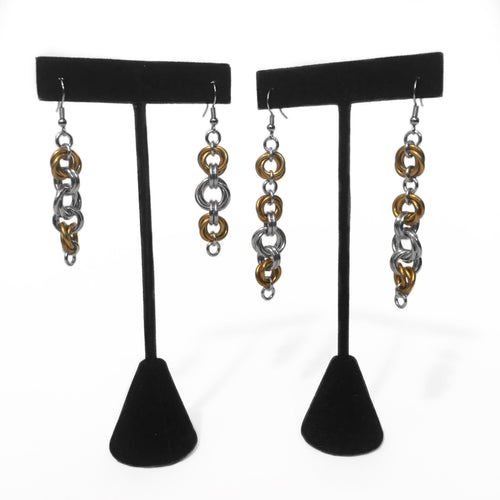Half-Light Mobius Earrings Earrings Turkish Velvet
