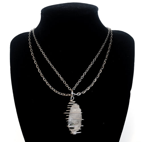 Quartz Pendant Necklace #7 Necklace Turkish Velvet