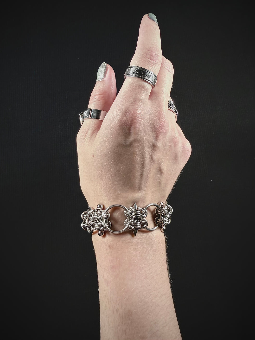 Pierced O-Ring Bracelet